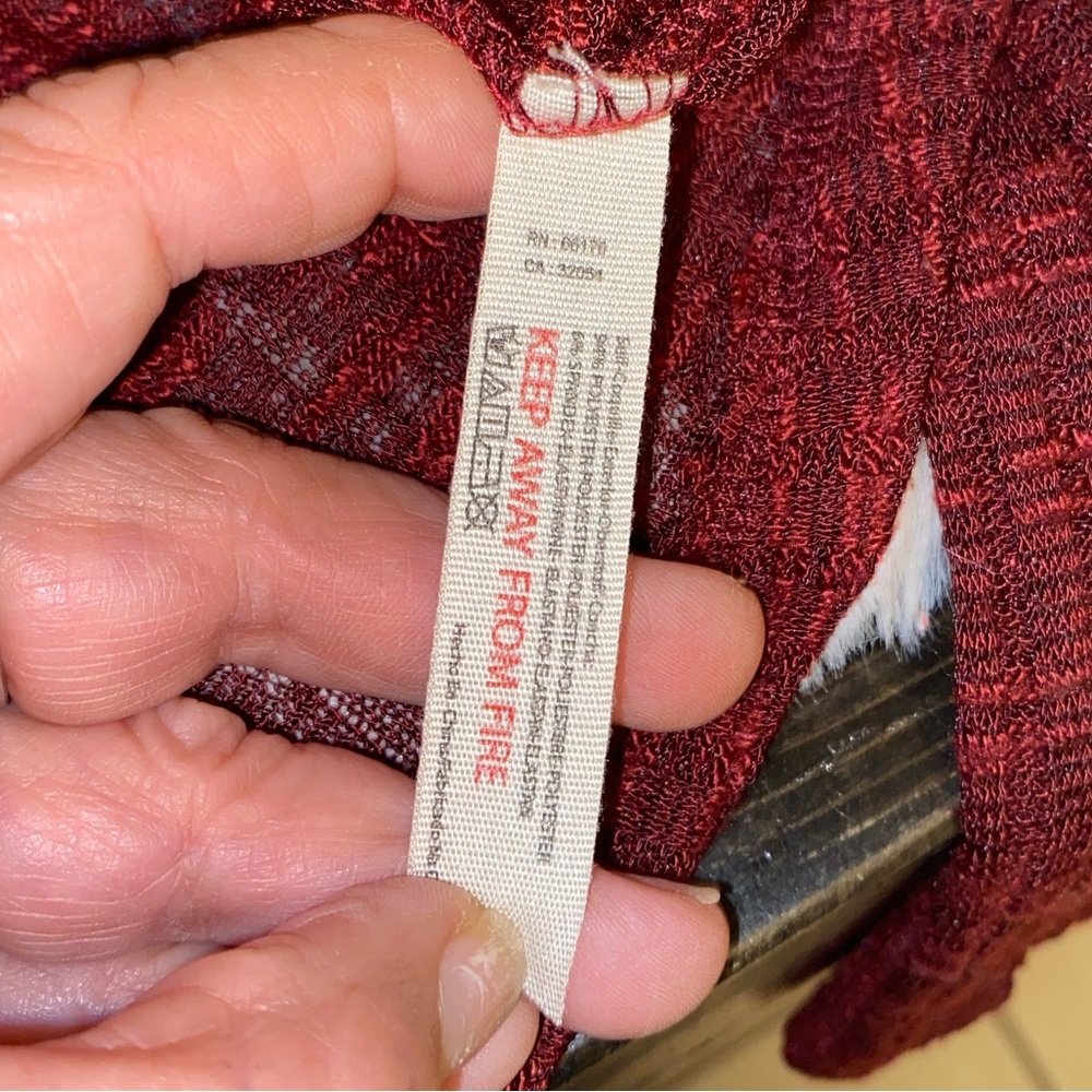 Intimately free people top!burgundy S 119 - Picture 5 of 6